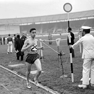 Occasion of breaking four minute mile Sport Athletics Action at White City London