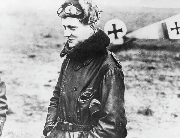 Baron Manfred von Richthofen, German air ace, WW1