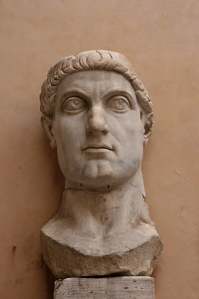 Constantine I, The Great (272-337). Roman Emperor. Head of C