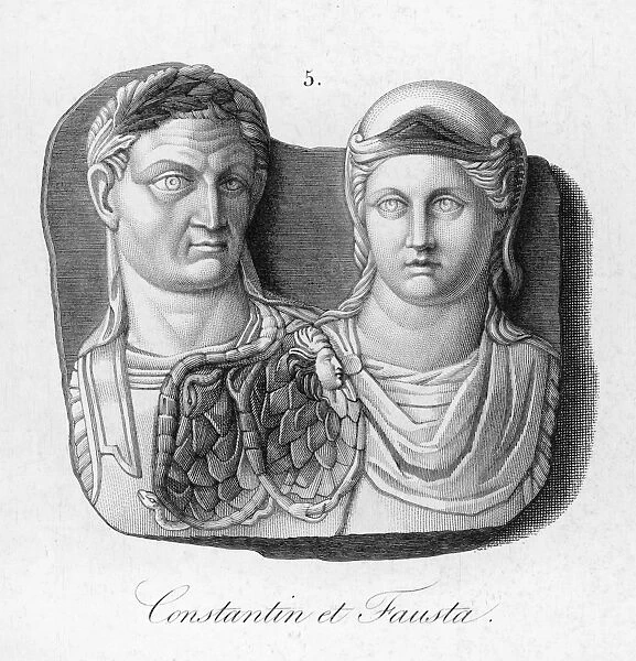 Constantinus I & Wife