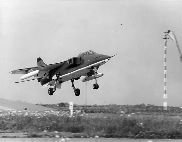 French Navy Jaguar prototype M-05 during catapult trials