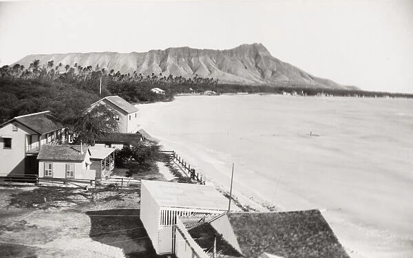 Honolulu, Hawaii, view of the waterfront