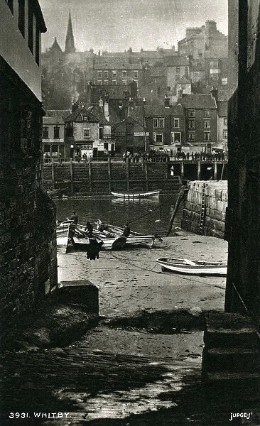 Looking East to Church Street, Whitby, Yorkshire