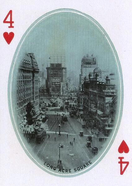 New York City - Playing card - Long Acre Square