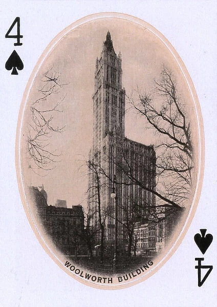 New York City - Playing card - Woolworth Building