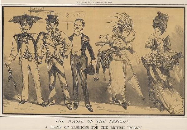 Satire on Fashions 1869