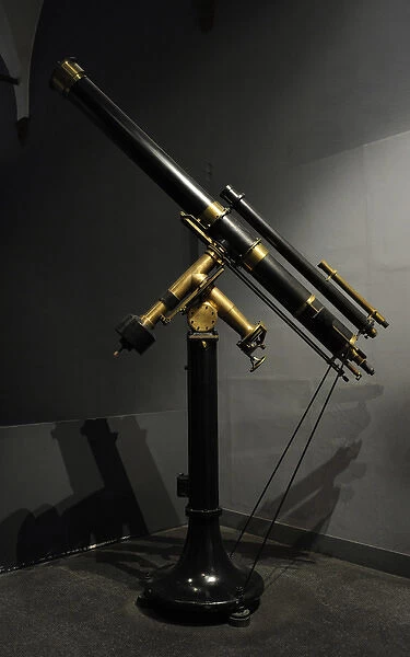 Telescope. The Science and Technology Museum Leonardo da Vinci. Milan. Italy