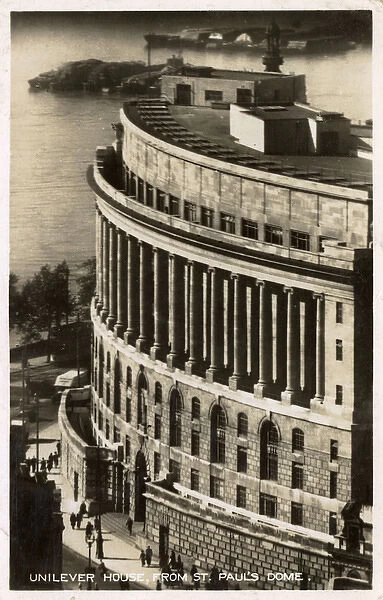 Unilever House - view from St. Pauls Dome, London