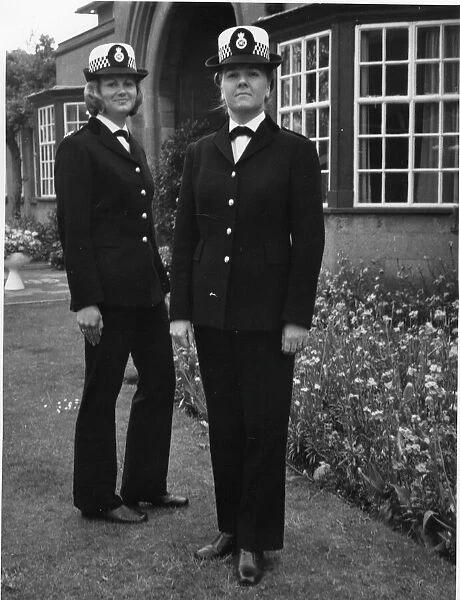 Two women police officers in new Surrey uniform