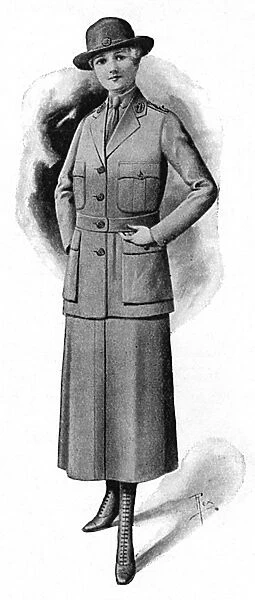 Womens Legion uniform from Burberrys, 1918