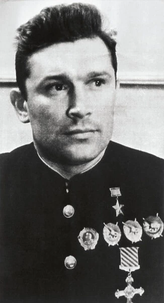 WW2 Russian Fighter Air Ace Lt Colonel B. F Savanof, Kill?