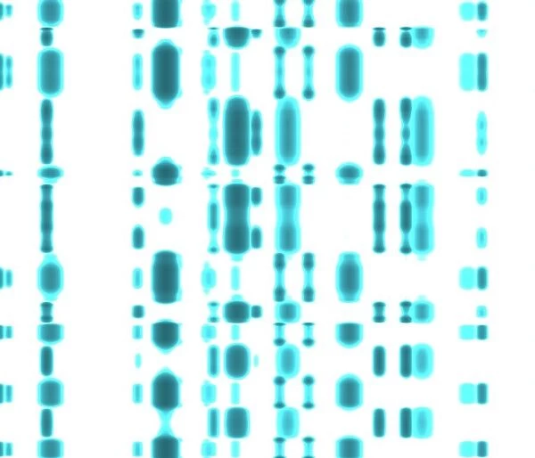 DNA autoradiogram, artwork