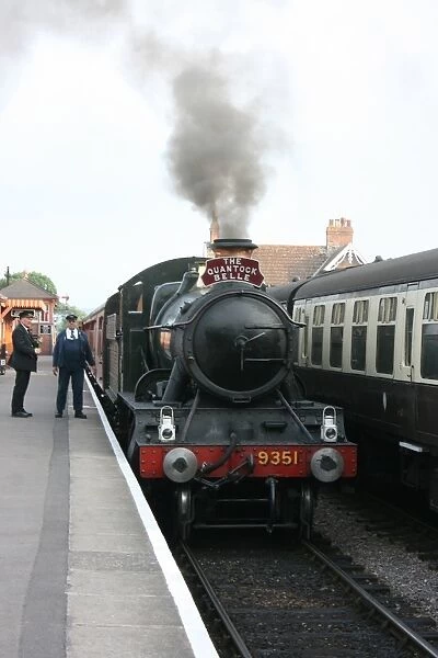 The Quantock Belle at Bishops Lydeard station, Somerset, UK