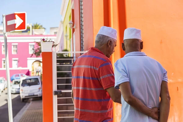 Cape Malay men, Bo Kaap, Muslim Malay Quarter, Cape Town, Western Cape, South Africa