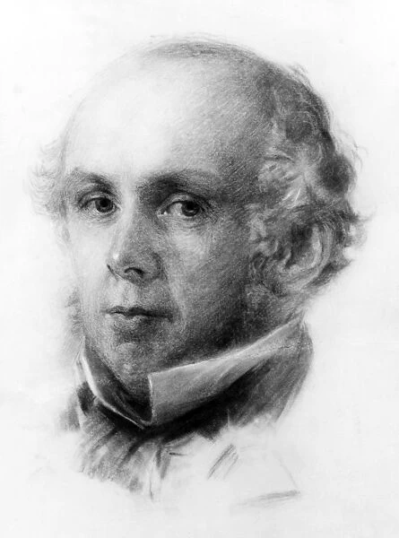 ARTHUR H. CLOUGH (1819-1861). Arthur Hugh Clough. English poet. Chalk drawing, 1860, by Samuel Rowse (1822-1901)