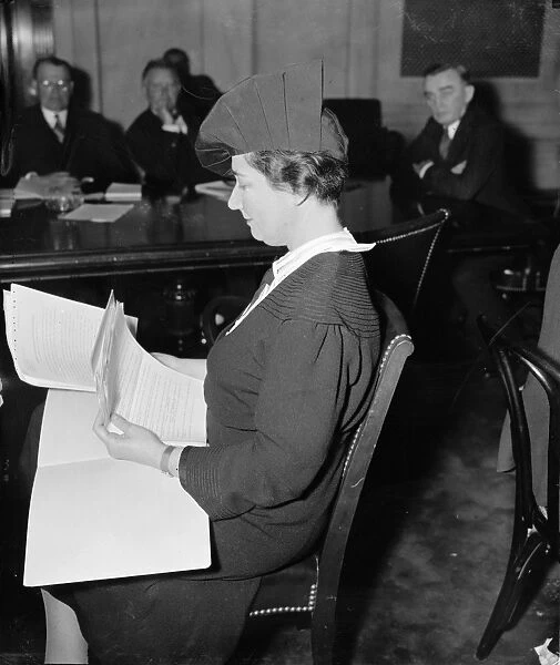 EQUAL RIGHTS OPPONENT. Dorothy Straus, a New York attorney, at a Senate Judiciary