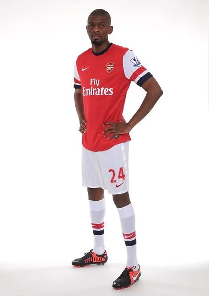 Arsenal 2013-14 Squad: Abou Diaby at the Team Photocall