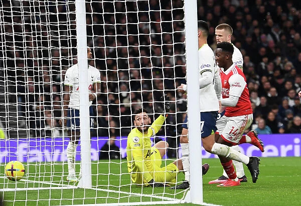 Arsenal Takes the Lead: Hugo Lloris Watches as Arsenal Scores First Goal Against Tottenham in Premier League Clash (January 2023)