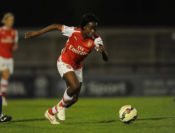 Arsenal's Chioma Ubogagu in Action during WSL Match vs. Bristol Academy