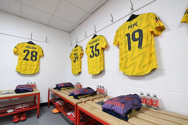 Arsenal's FA Cup Preparations: A Peek into Arsenal's Changing Room at AFC Bournemouth's Vitality Stadium