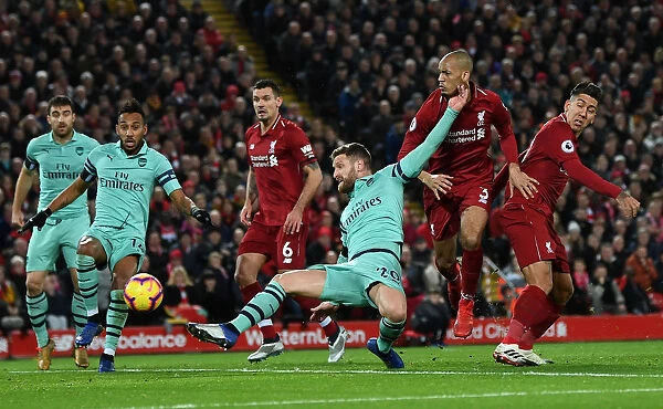 Mustafi Faces Off Against Fabinho and Firmino: Liverpool vs Arsenal, Premier League Showdown (2018-19)