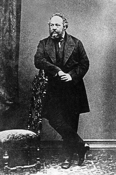 Mikhail bakunin (1814-1876), russian anarchist revolutionary