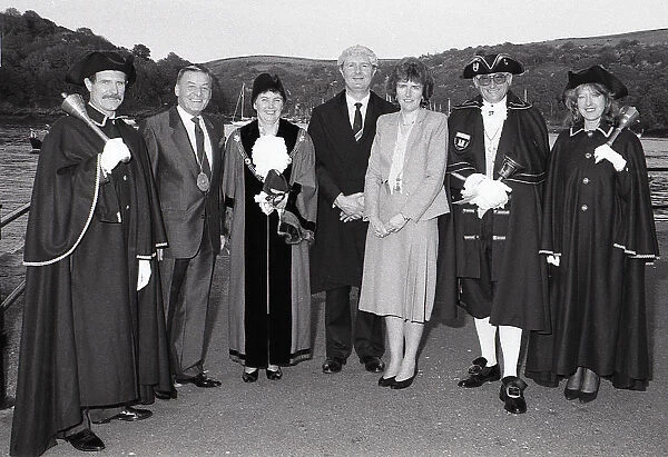 Mayor Making, Fowey, Cornwall. May 1993