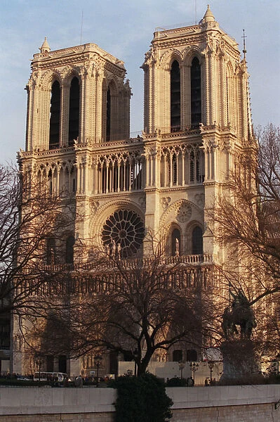Notre-Dame cathedral after the restoration of its frontage