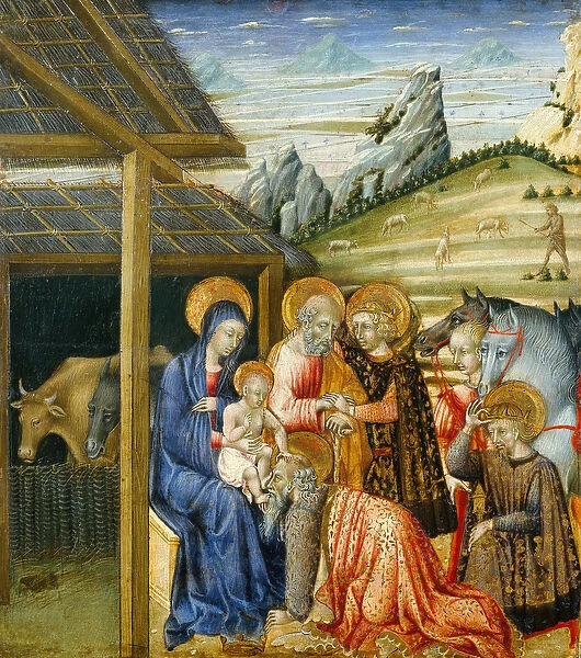 The Adoration of the Magi, c. 1460 (tempera and gold on wood)