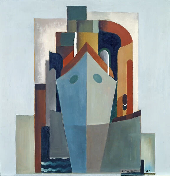 Composition, Untitled, 1927 (oil on canvas)
