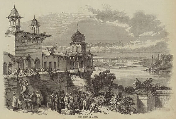 The Fort at Agra (engraving)