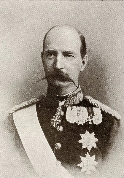 George I, King of Greece, from The Year 1912, published London, 1913 (b  /  w