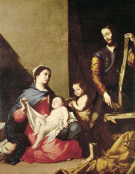 The Holy Family, 1639 (oil on canvas)