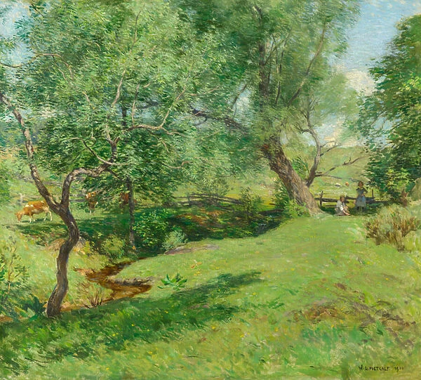 June Pastoral, 1910 (oil on canvas)