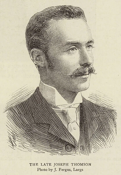 The Late Joseph Thomson (engraving)