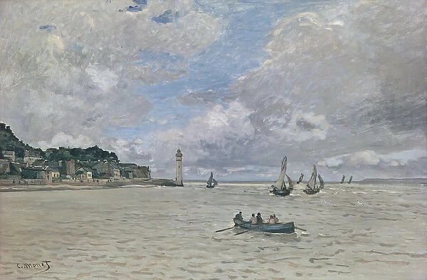 The Lighthouse of the Hospice (Honfleur), 1864 (oil on canvas)