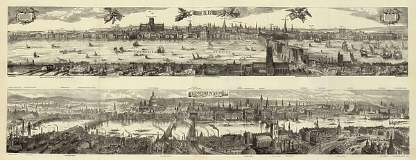 London 1616, London 1890 (engraving)