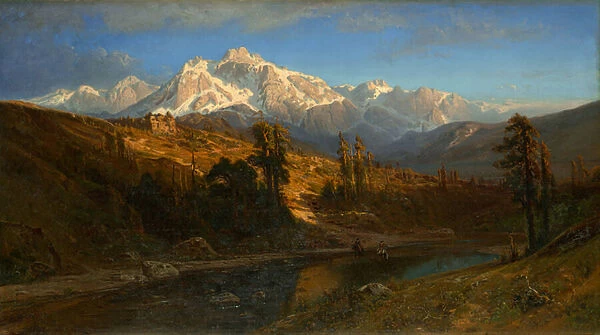 Mono Pass, Sierra Nevada Mountains, California, 1877 (oil on canvas)