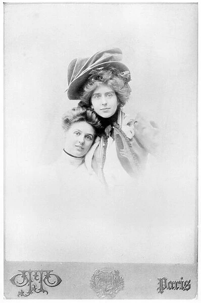 Nathalie Clifford Barney (1876-1972) and Renee Vivien (1877-1909