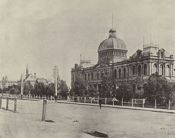The North Terrace, Adelaide (b  /  w photo)