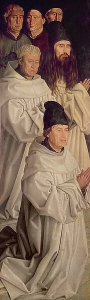 Panel of the Monks, from the Polyptych of St. Vincent, c. 1465 (oil on panel)