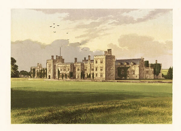 Penshurst Castle, Kent, England. 1880 (engraving)