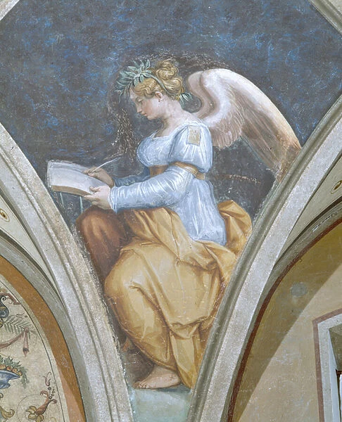 Poetry, The Four Arts, Peduccio, Camera della Fama, 1542 (fresco)