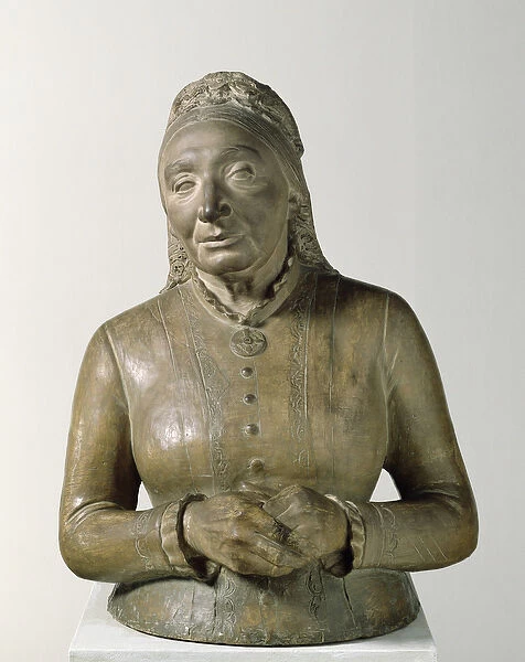 Portrait of Marie Fielder (1819-1901), 1882 (terracotta)