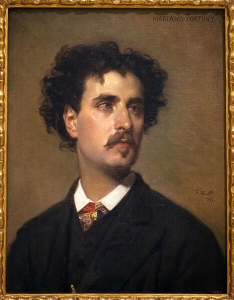 Portrait of the painter Mariano Fortuny y Marsal (1838-1874)