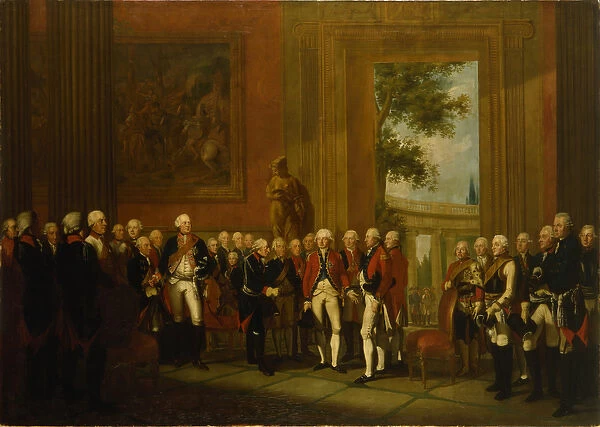 Reception for the Duke of York in Sanssouci, c. 1785 (oil on canvas)