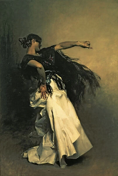 The Spanish Dancer, study for El Jaleo, 1882 (oil on canvas)
