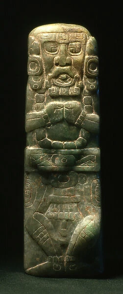 Statuette placed in dedication down the Hieroglyphic Stairway, Copan