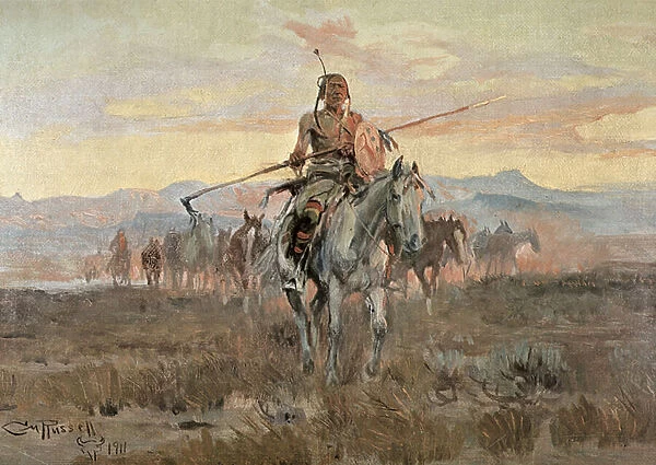 Stolen Horses, 1911 (oil on canvas)