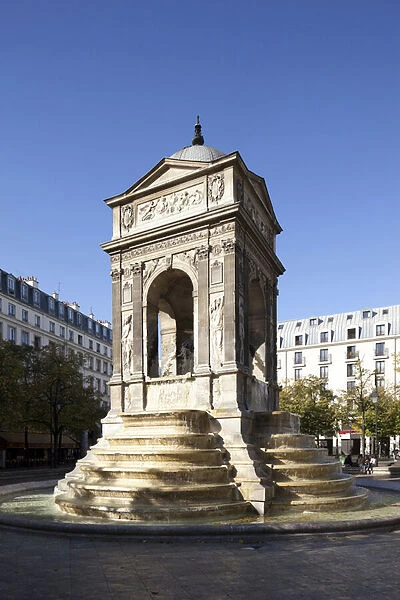 View of the Fontaine des Innocents, in the Renaissance style